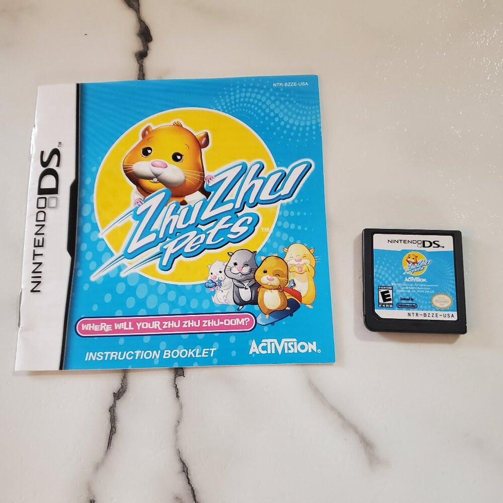Zhu Zhu Pets Nintendo DS Video Game  *TESTED*